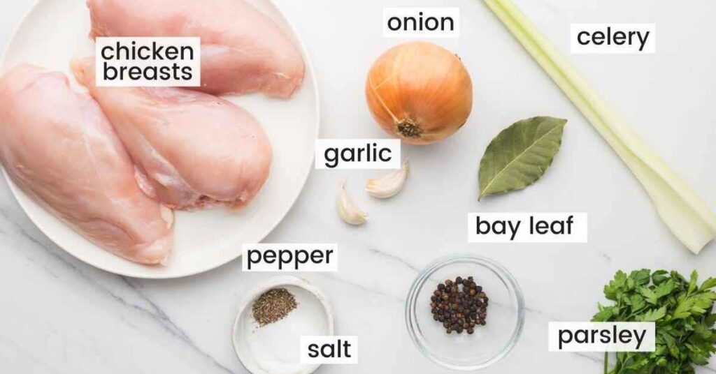 ingredients to boil chicken thighs