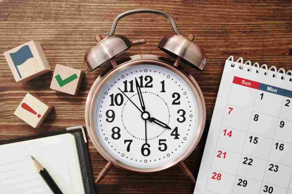 how to work on time management