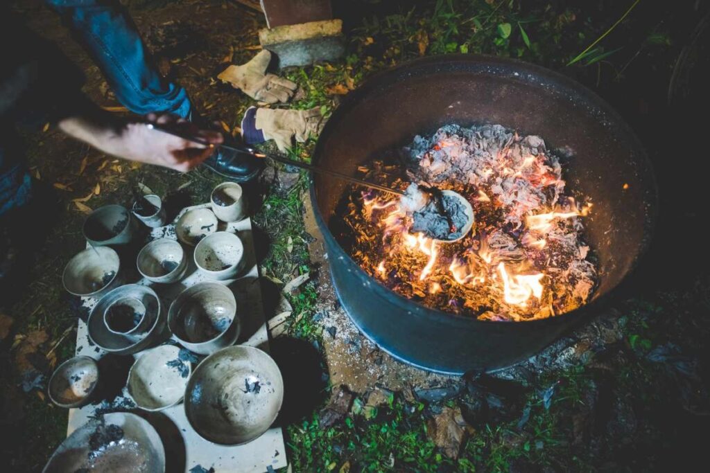 clay used for raku firing